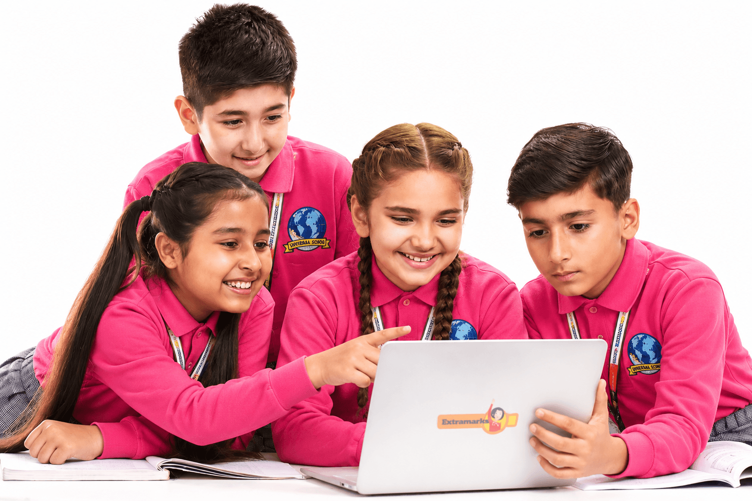 Students smiling together